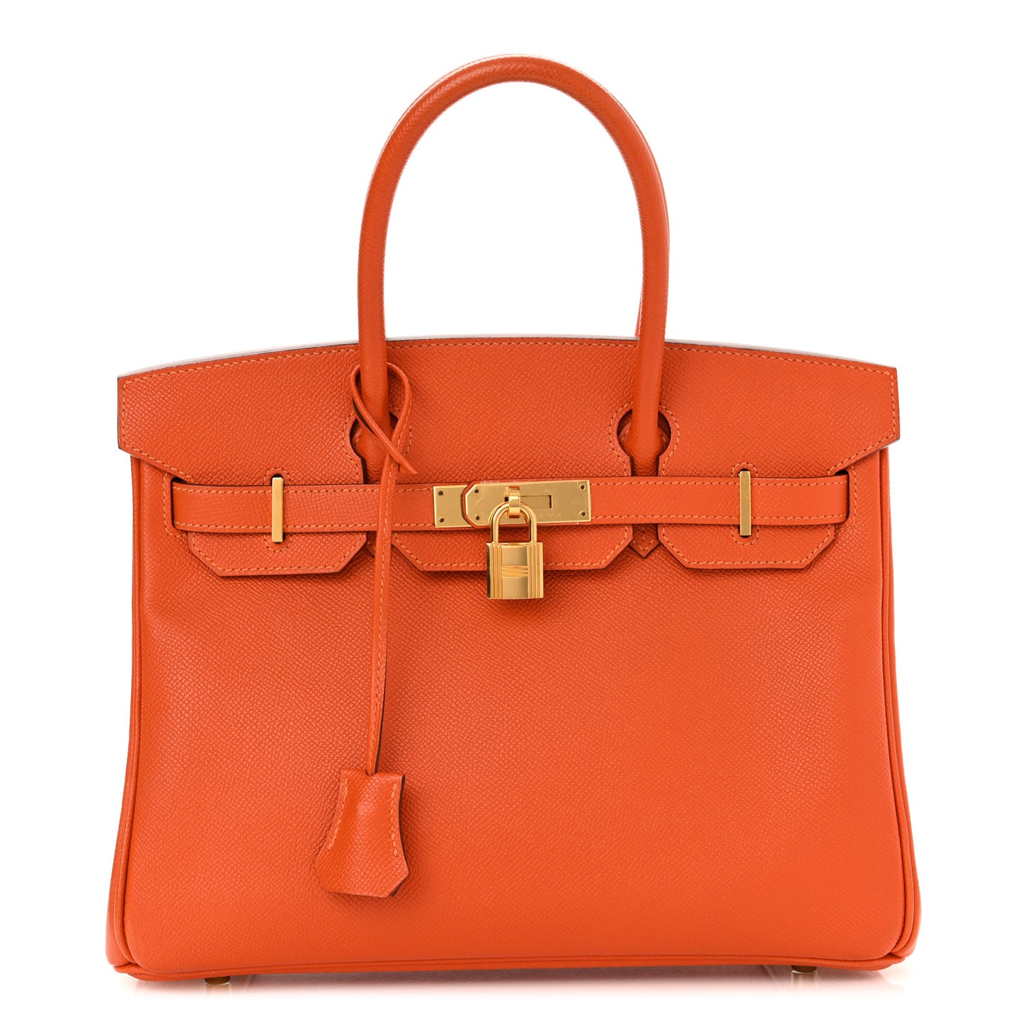 Epsom Birkin 30 Orange