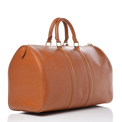 Louis Vuitton Epi Keepall 45 Cipango 3 of 8