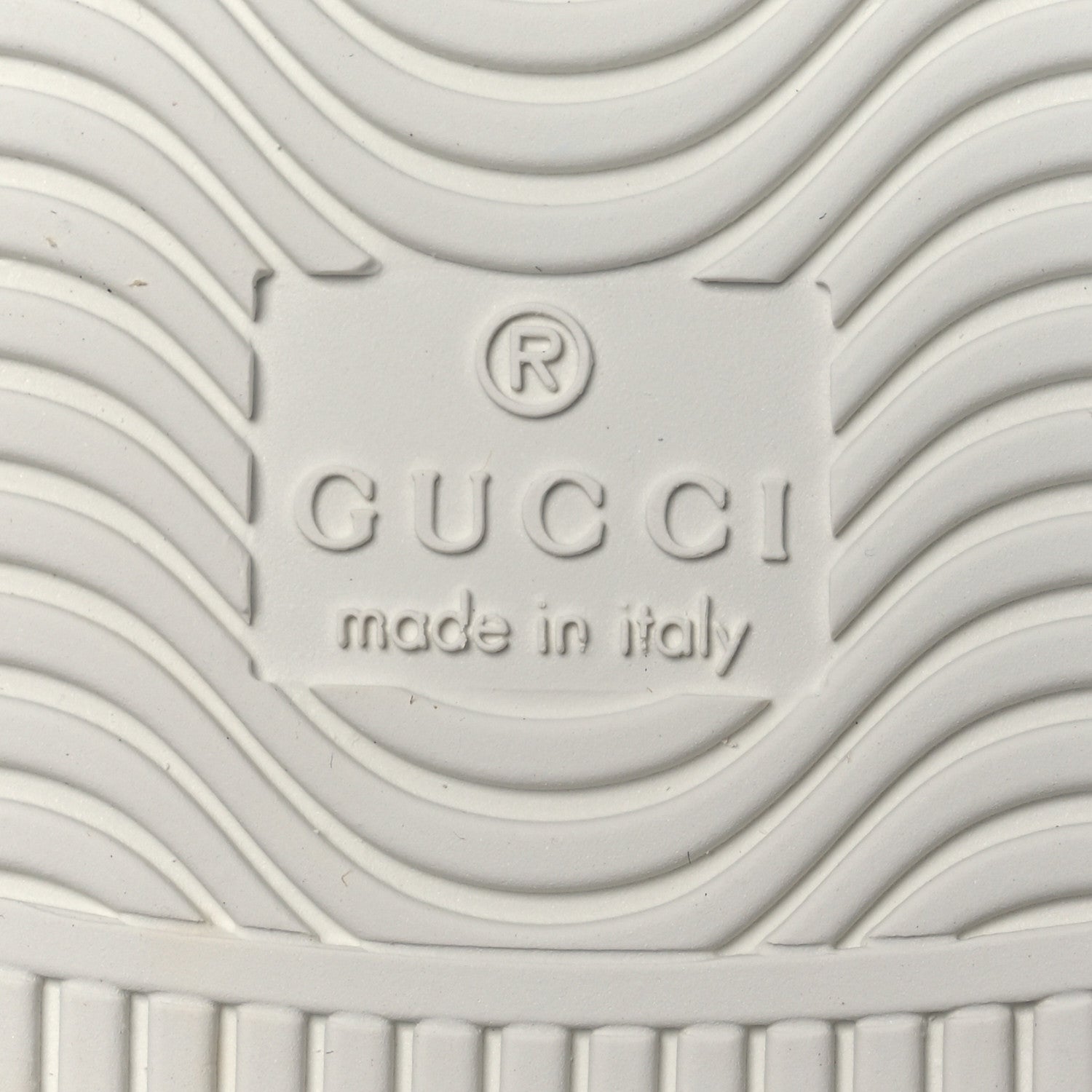Gucci Calfskin Interlocking G Perforated Womens Ace Sneakers 38.5 White Grey Sky 8 of 13