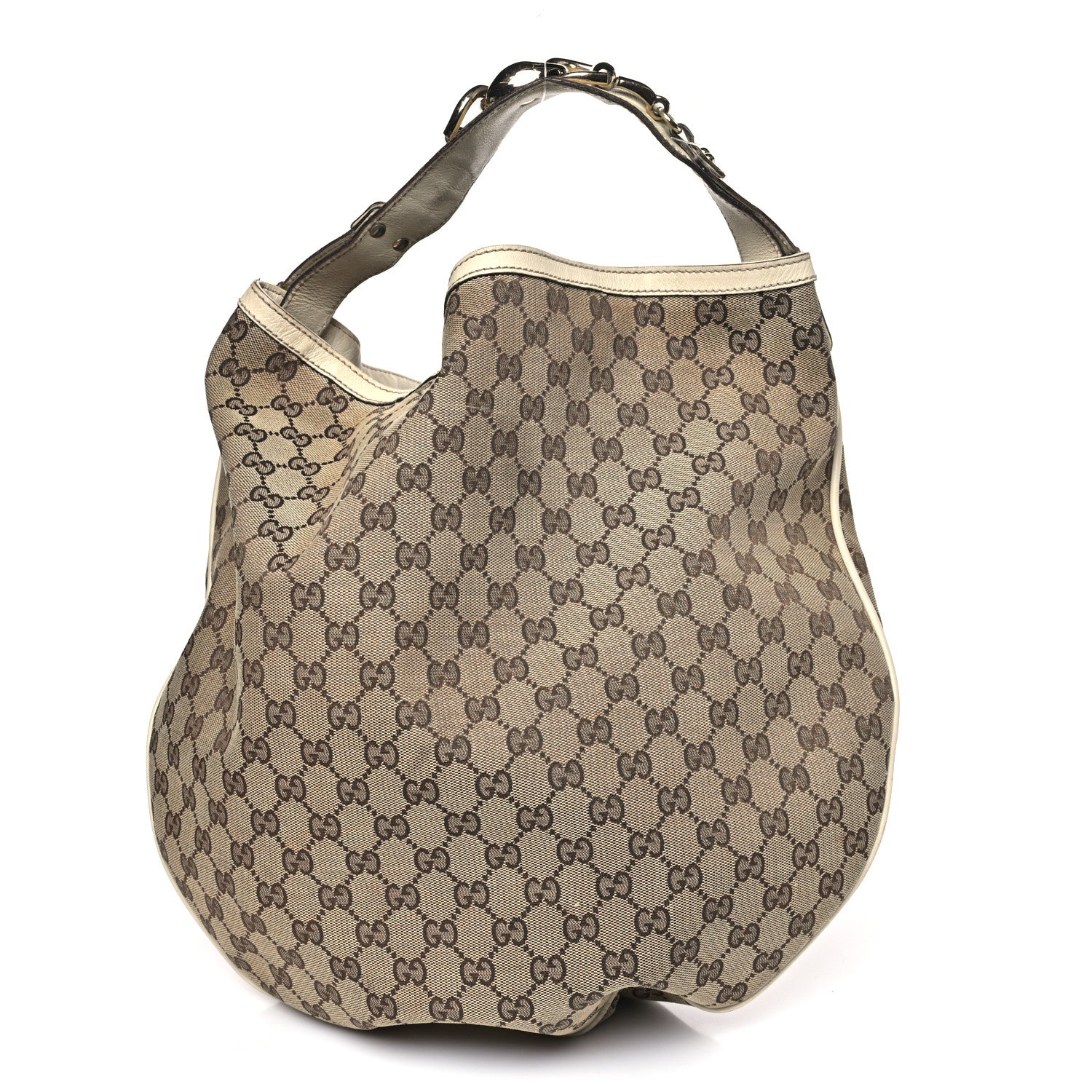Gucci Monogram Large Wave Hobo Off White 1 of 11