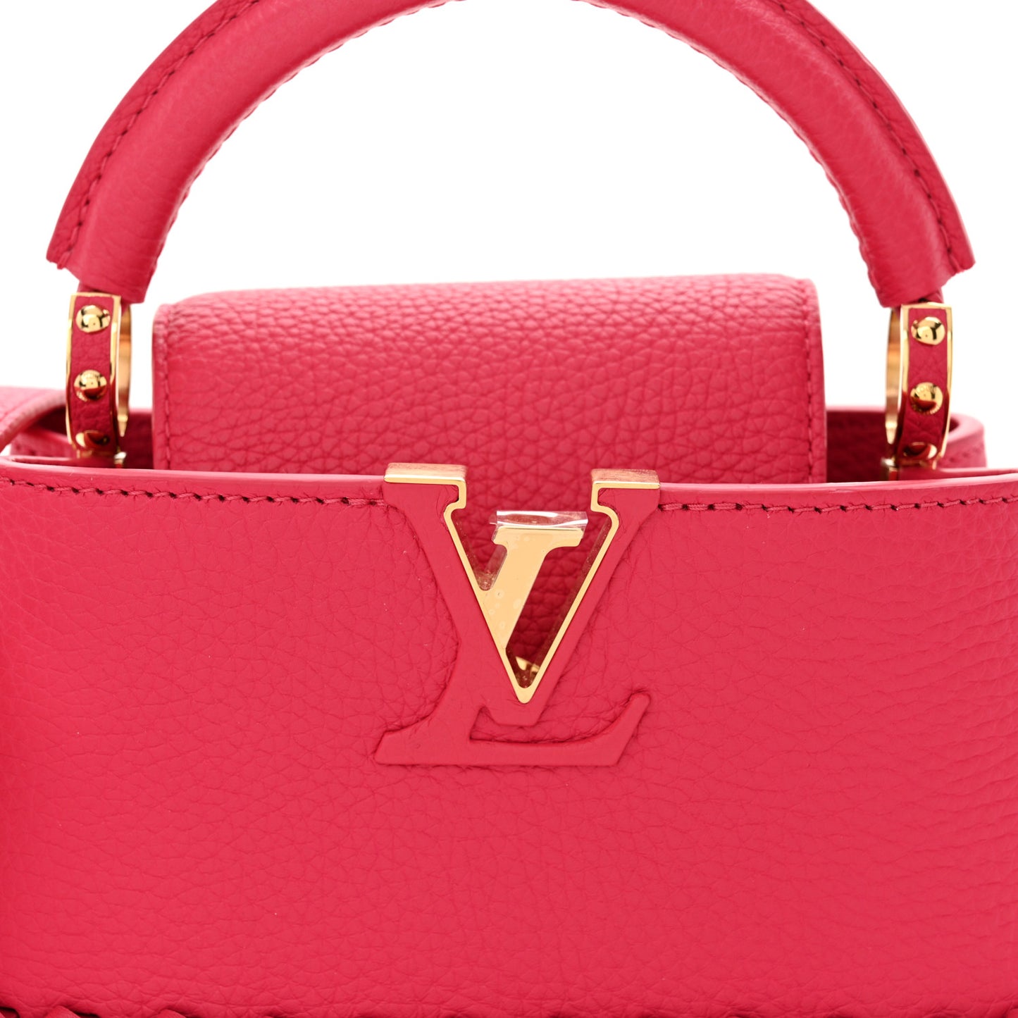 Rattan Taurillon Capucines Mini Magenta