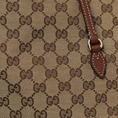 Gucci Monogram Large Bree Foldover Tote Beige Tabacco 8 of 15