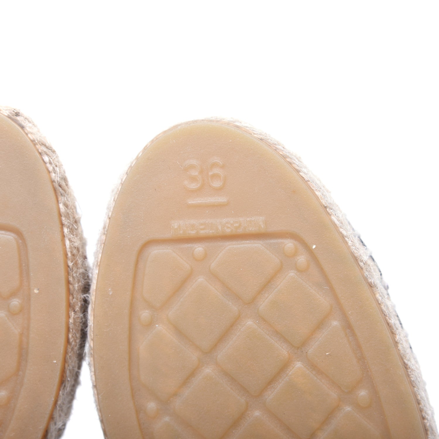 Chanel Patent Calfskin Crystal CC Espadrilles 36 Black 10 of 13