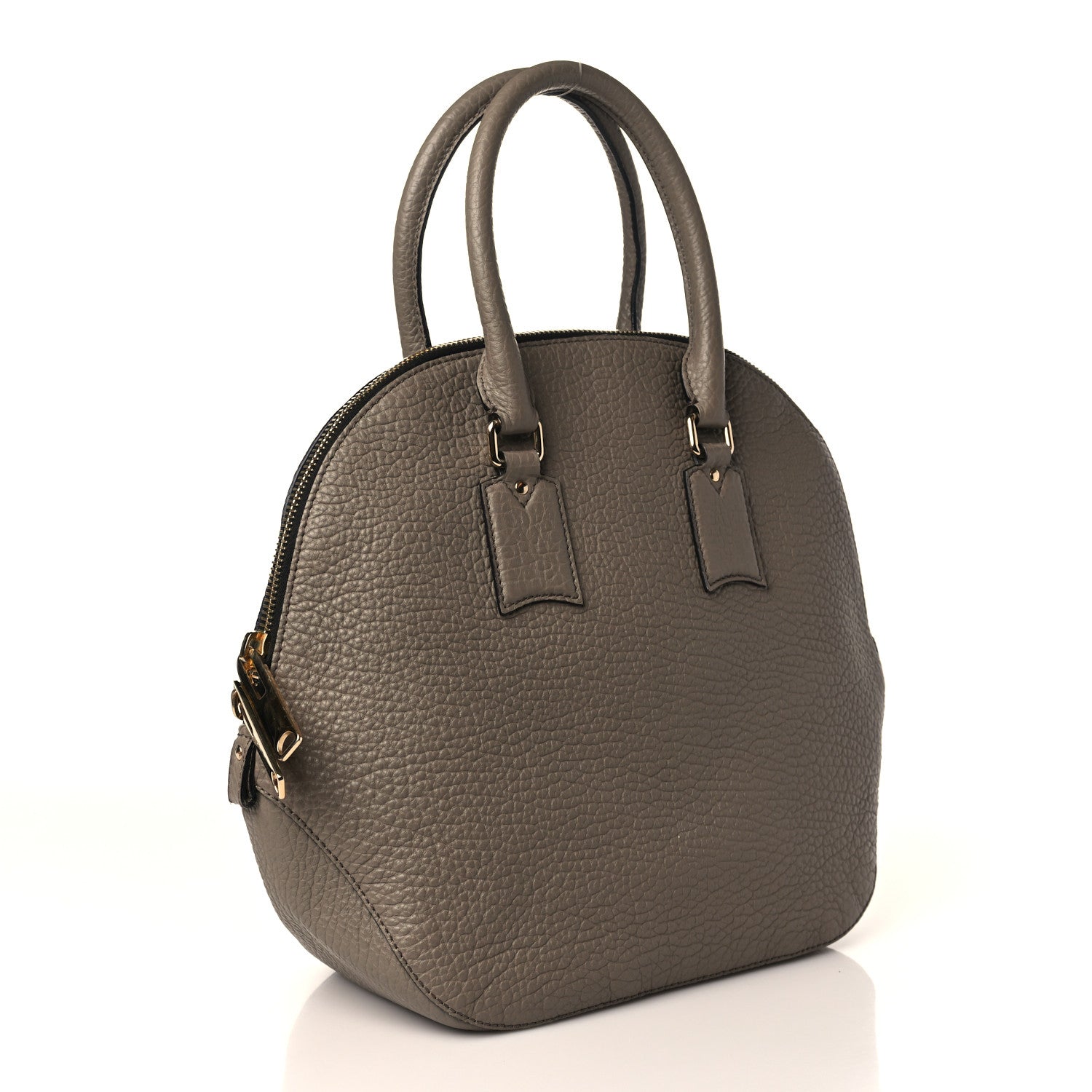 Burberry Heritage Grain Medium Orchard Bowling Bag Pale Taupe 3 of 9