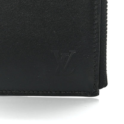 Louis Vuitton Calfskin Pochette Jules Zipped Clutch Black 8 of 12