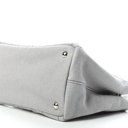 Prada Canapa Small Logo Tote Granito 9 of 11