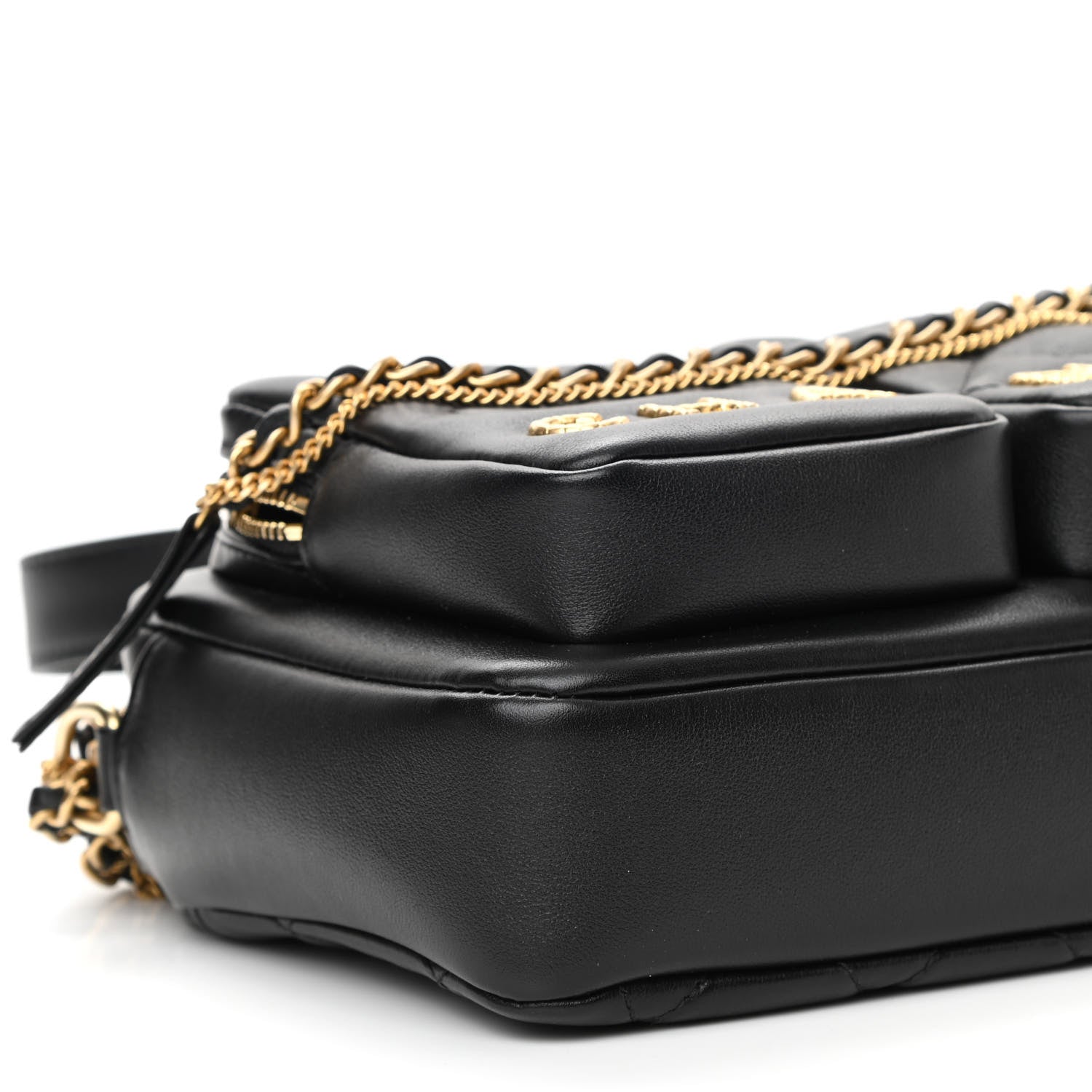 Chanel Calfskin Quilted Small Camera Case Black 9 of 11