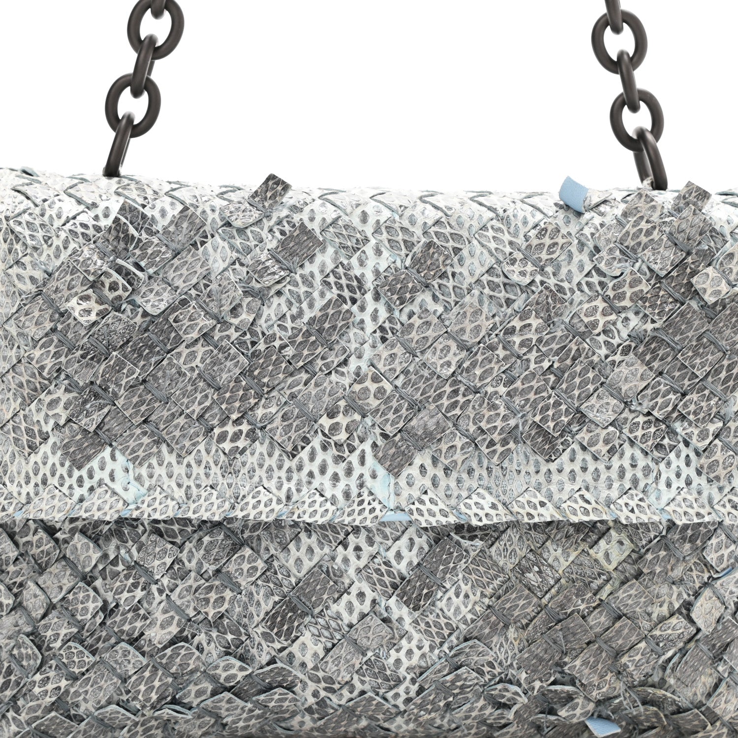 Bottega Veneta Tobu Ayers Intrecciato Small Olimpia Shoulder Bag Grey 9 of 13