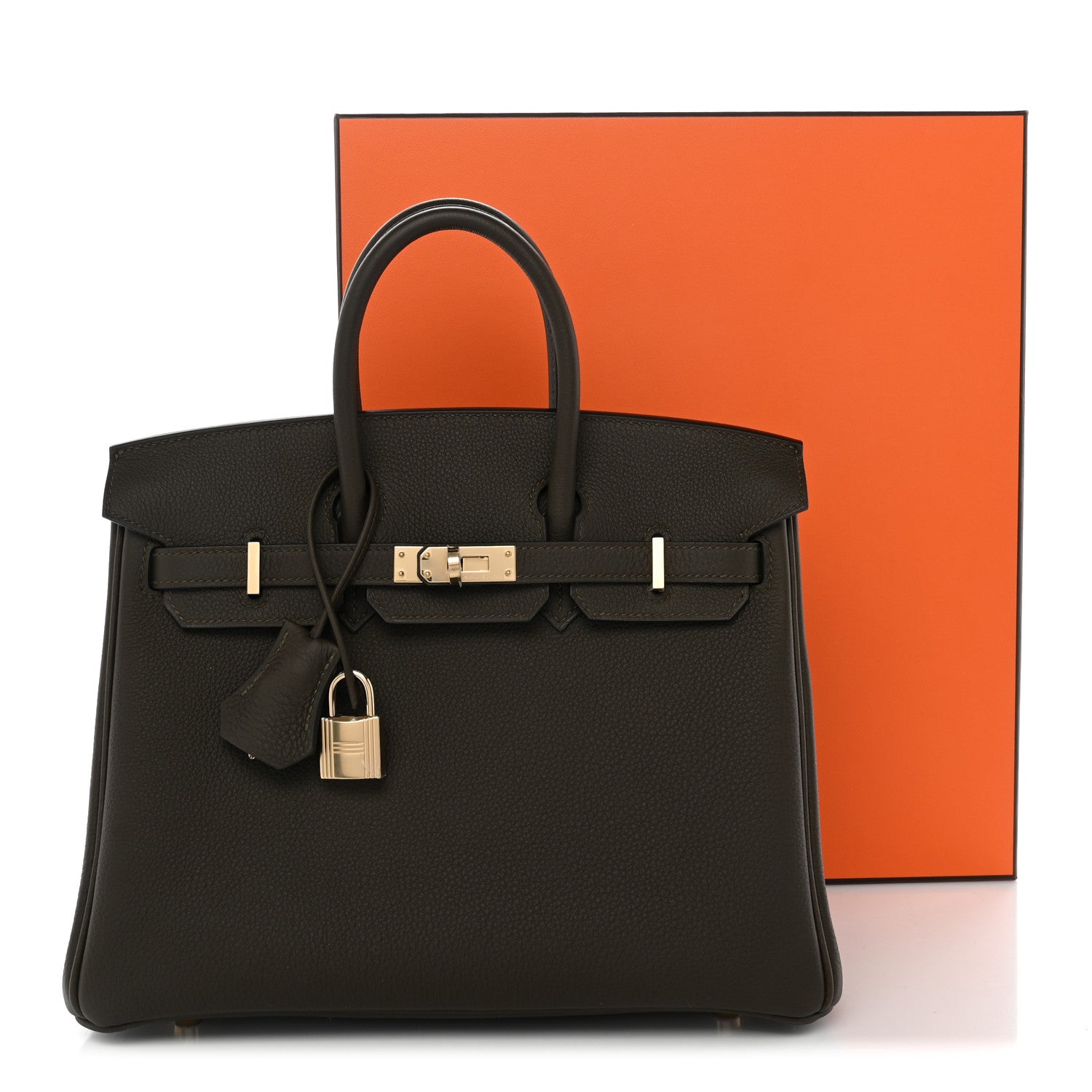 Hermes Togo Birkin 25 Vert Loden 10 of 10