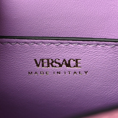 Versace Grained Calfskin Small La Medusa Top Handle Bag Pink 6 of 8