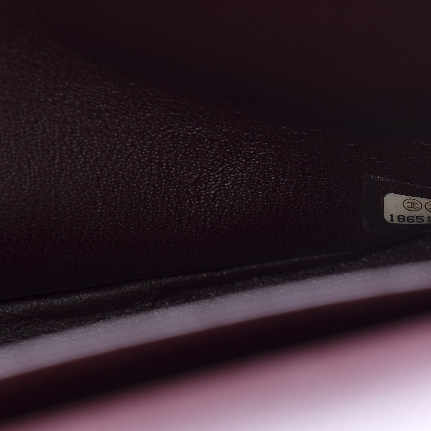 Lambskin Quilted Jumbo Double Flap Black