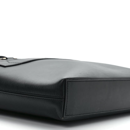 Louis Vuitton Epi Brooks Briefcase Black 7 of 11