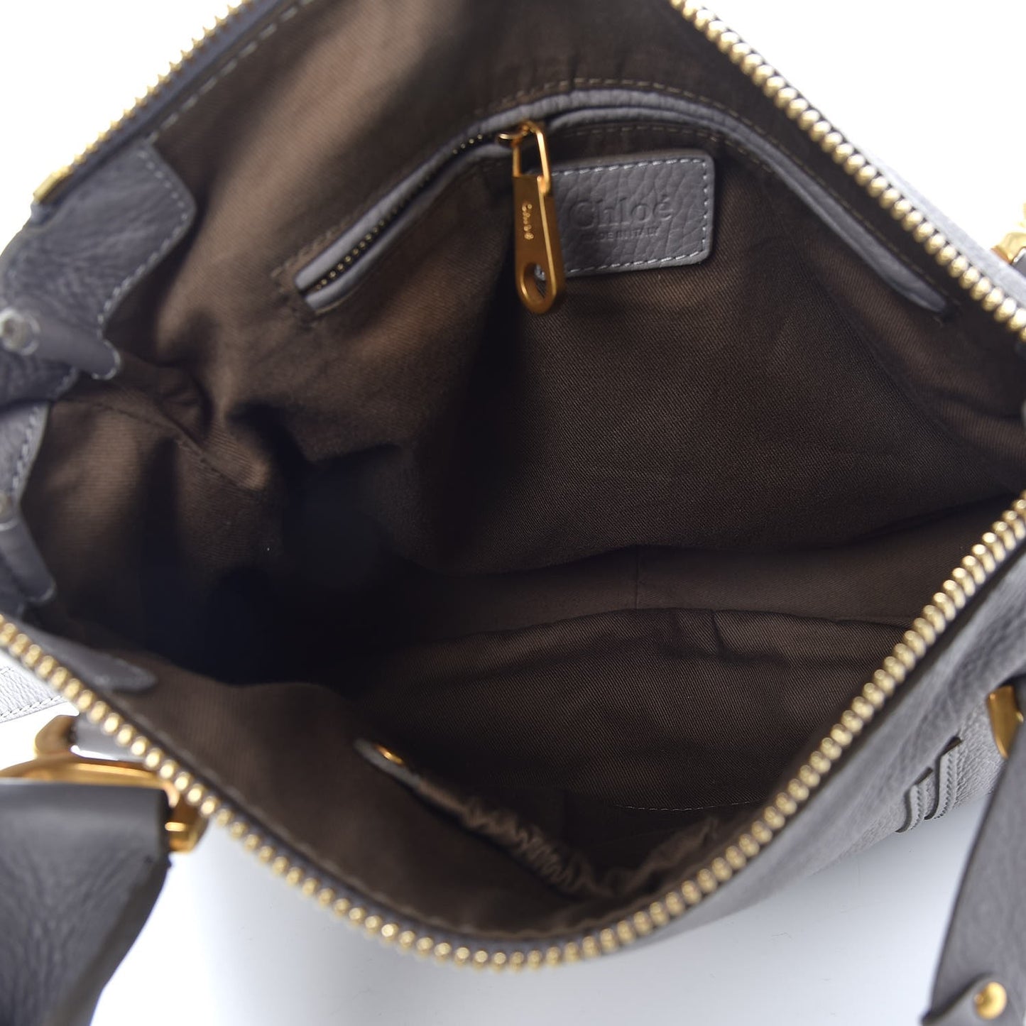 Calfskin Small Marcie Satchel Cashmere Grey