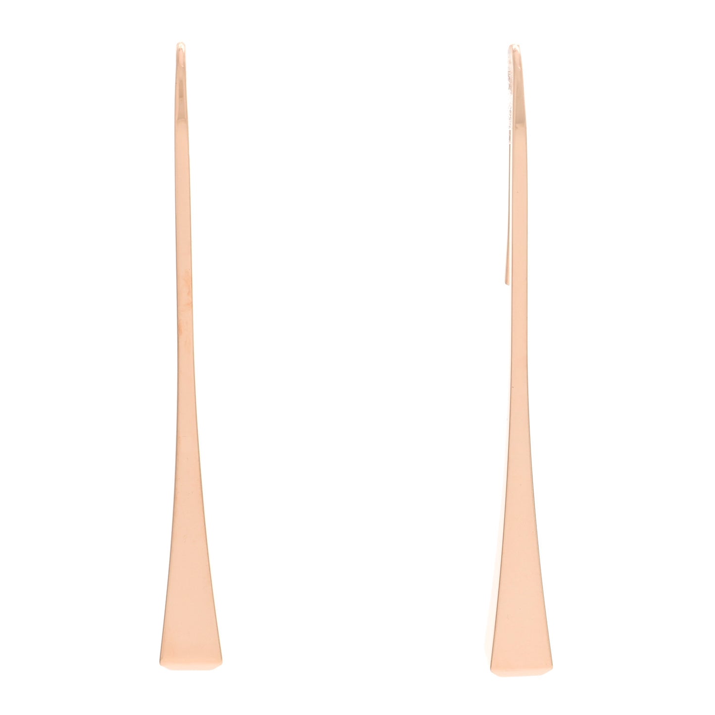 18K Rose Gold Clou De Forge Drop Earrings