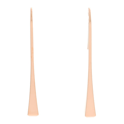 Hermes 18K Rose Gold Clou De Forge Drop Earrings 1 of 5