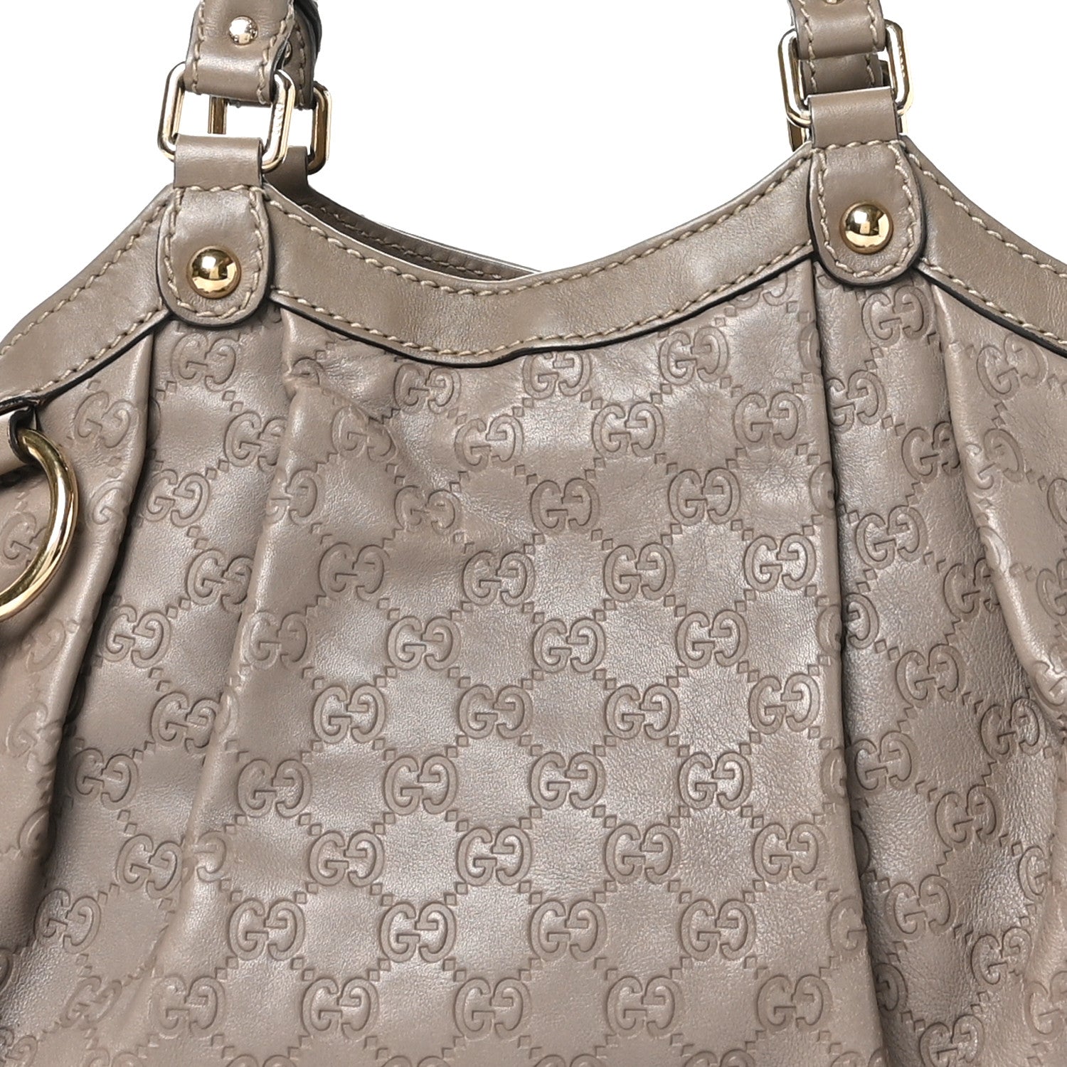 Gucci Guccissima Medium Sukey Tote Taupe 8 of 11