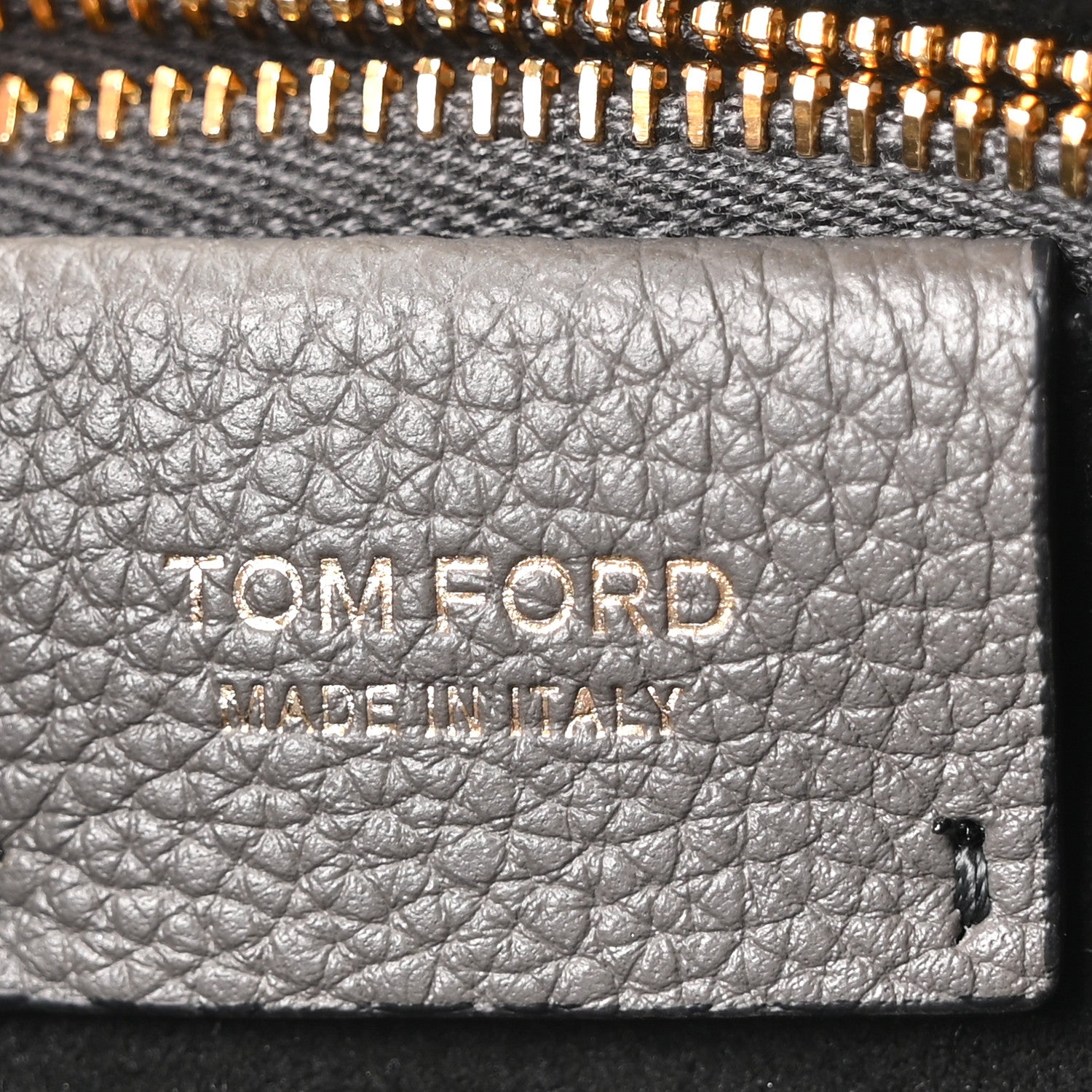 Tom Ford Grain Calfskin Small Tara Crossbody Graphite 6 of 10