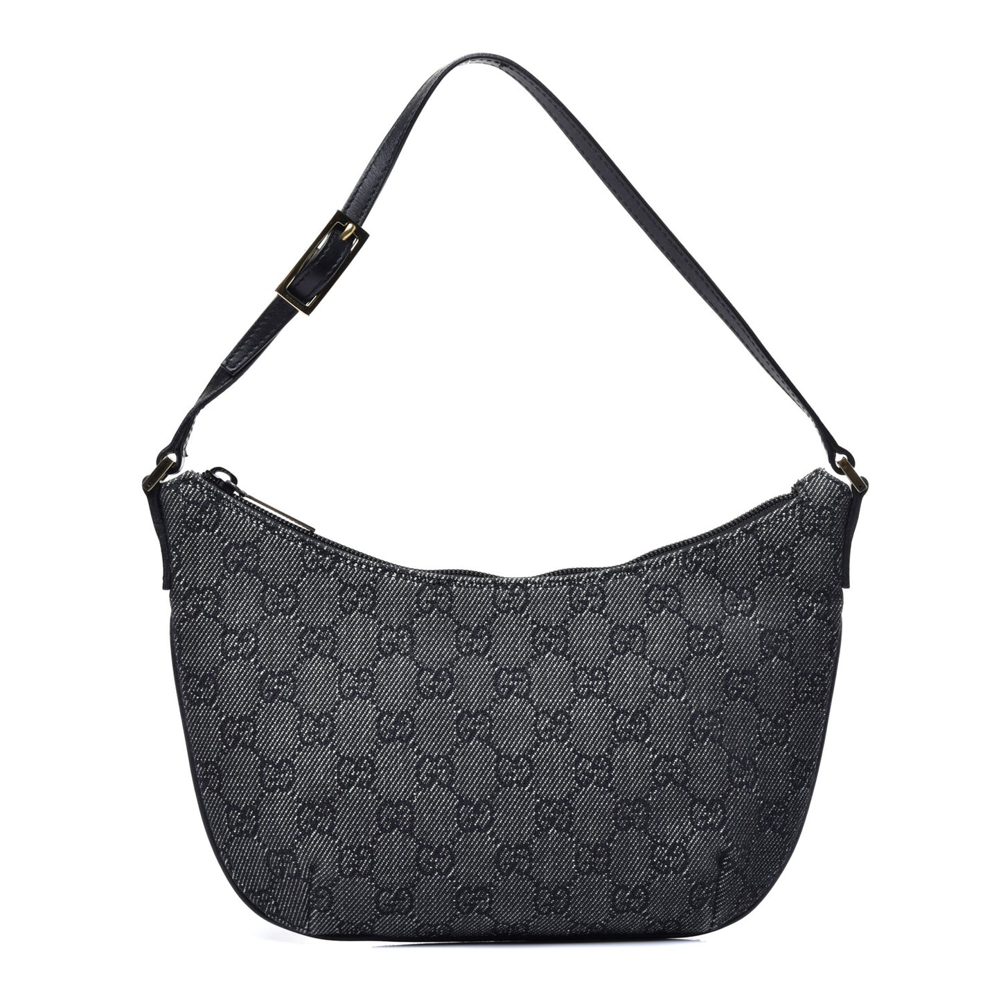 Denim Monogram Pochette Black