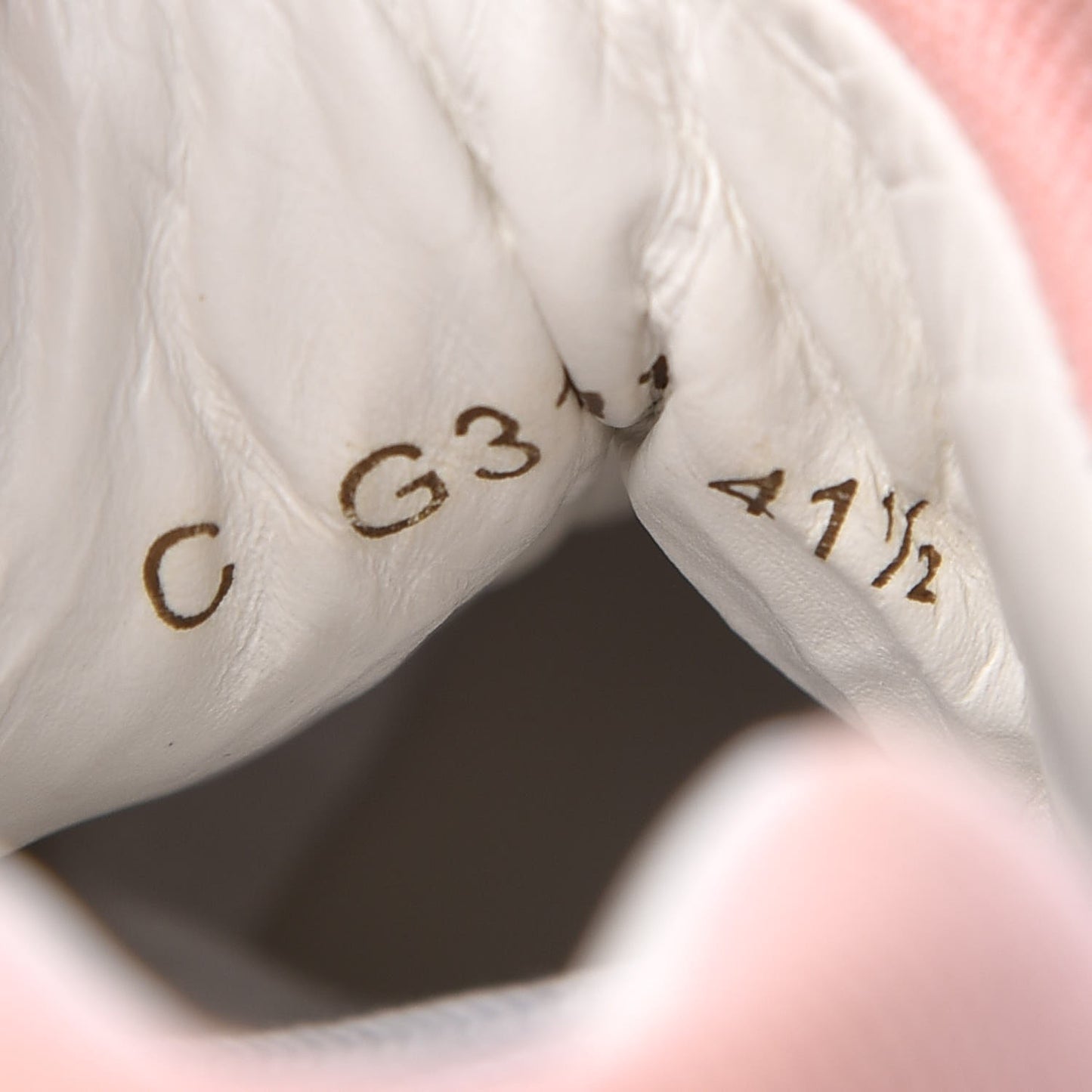 Fabric CC Sneakers 41.5 Salmon