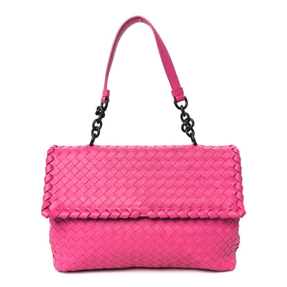 Bottega Veneta Nappa Intrecciato Large Olimpia Bag Rosa Shock 1 of 12