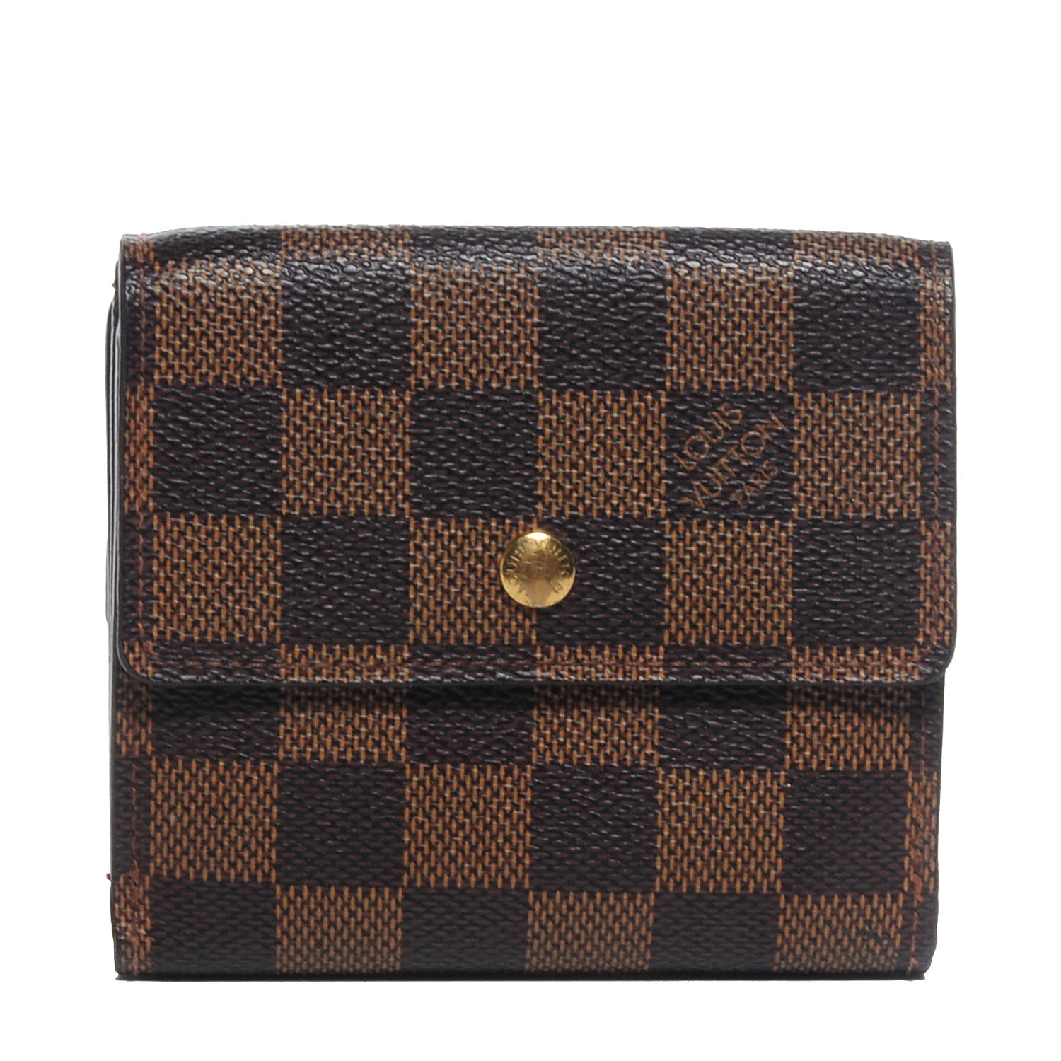 Louis Vuitton Damier Ebene Elise Wallet 1 of 7
