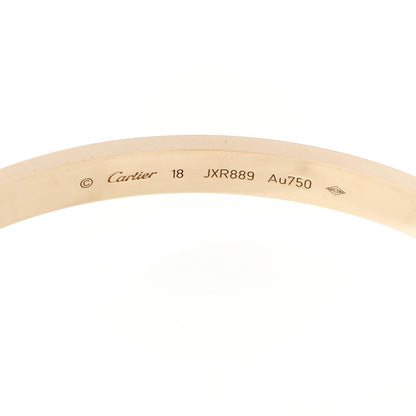 Cartier 18K Yellow Gold LOVE Bracelet 18 4 of 6