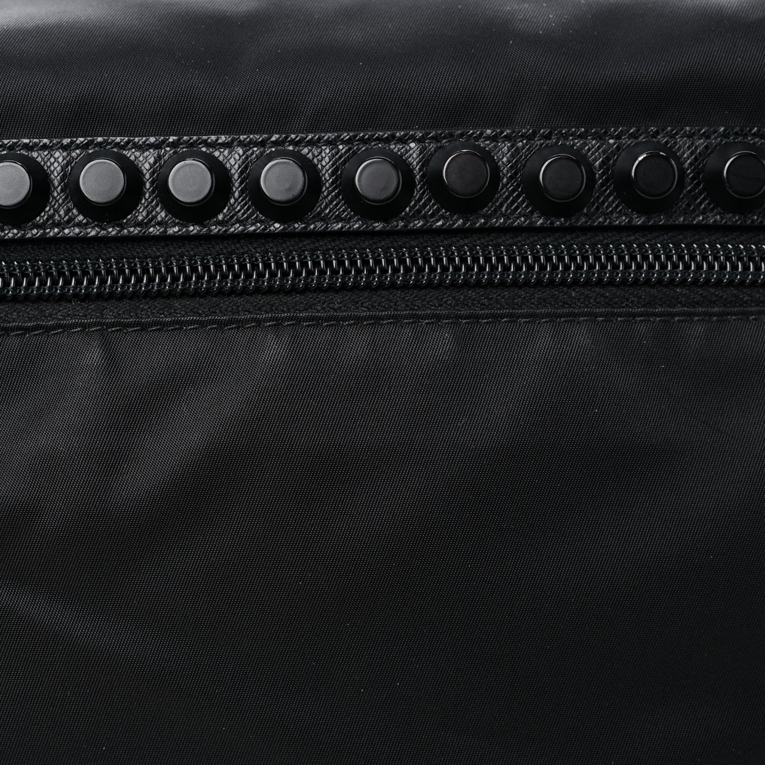 Prada Nylon New Vela Studded Messenger Black 11 of 11