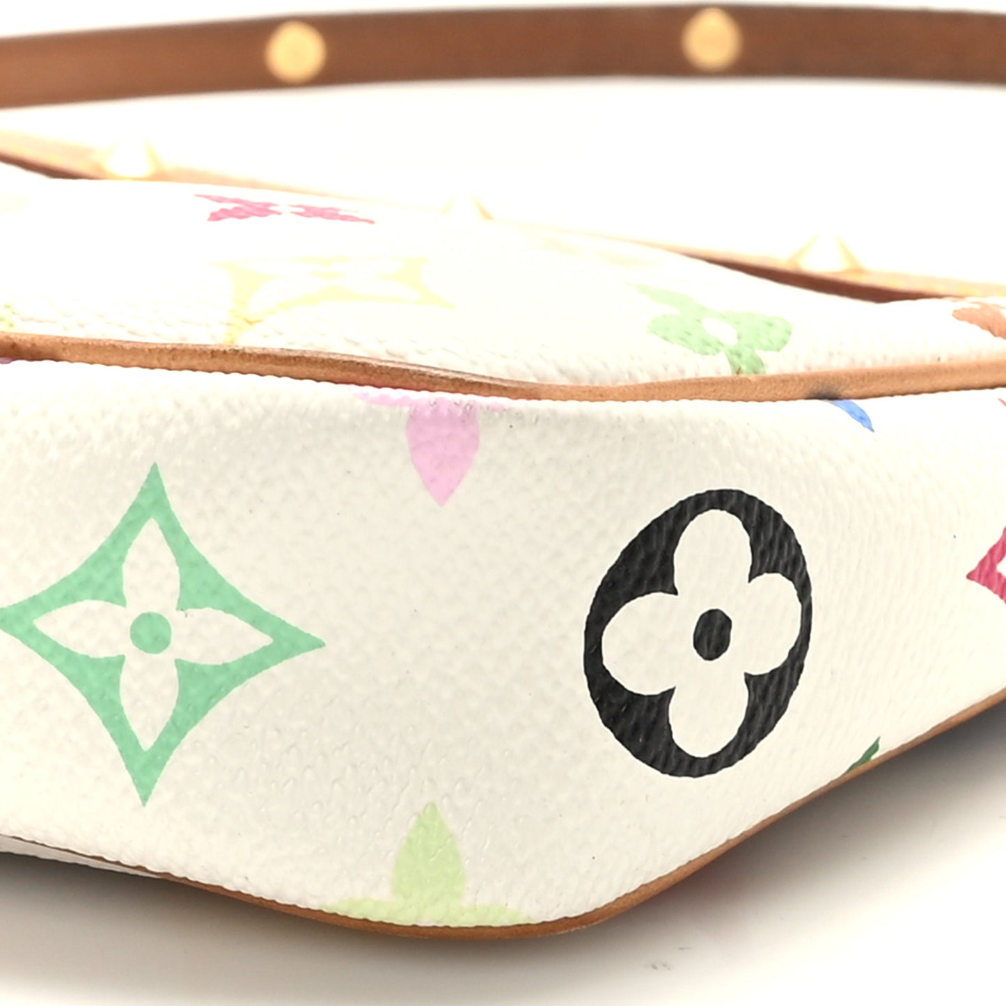 Monogram Multicolor Pochette Accessories White