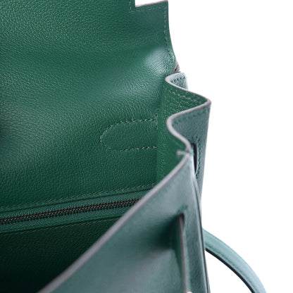 Hermes Evercolor Kelly Retourne 32 Vert Vertigo 15 of 36