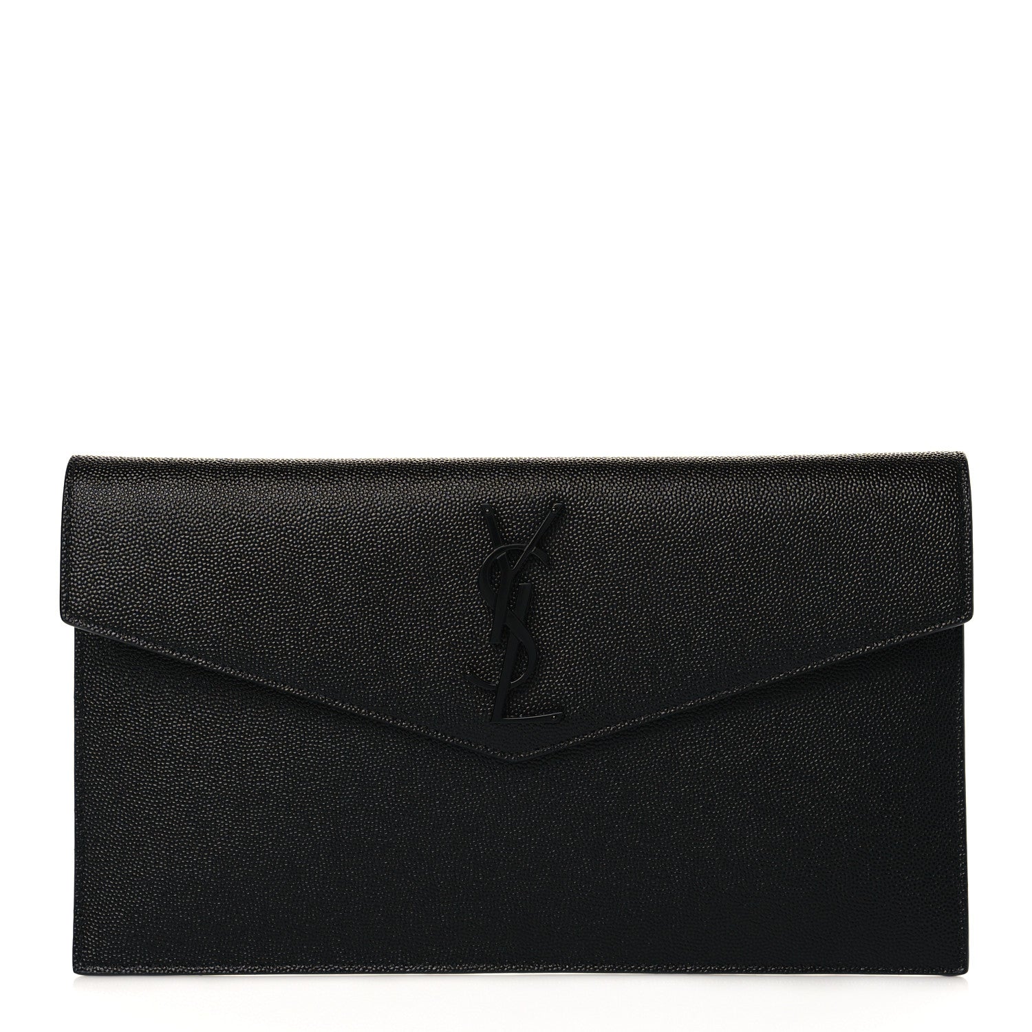 Saint Laurent Grain De Poudre Uptown Pouch Black 1 of 6