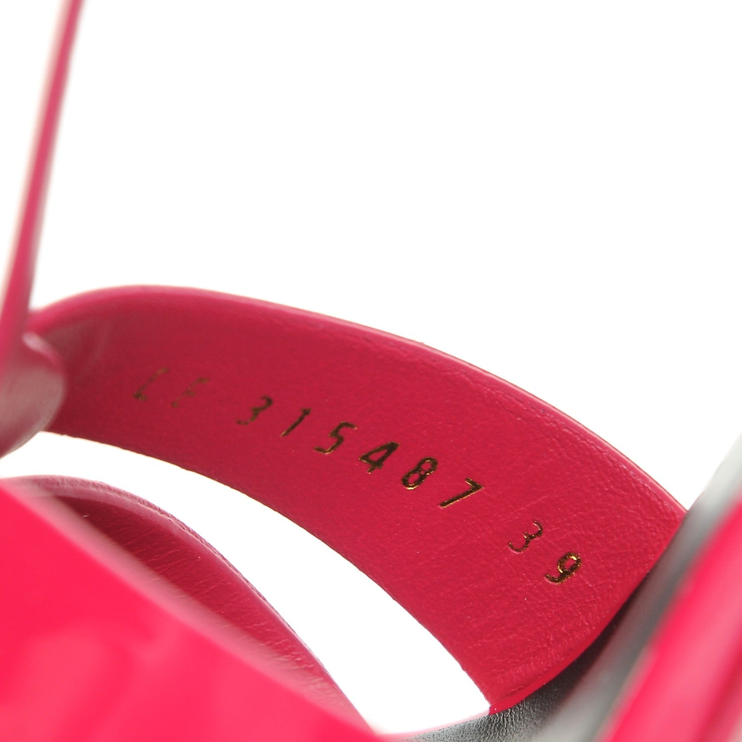 Saint Laurent Patent Tribute 105 Platform Sandals 39 Fuchsia 8 of 9