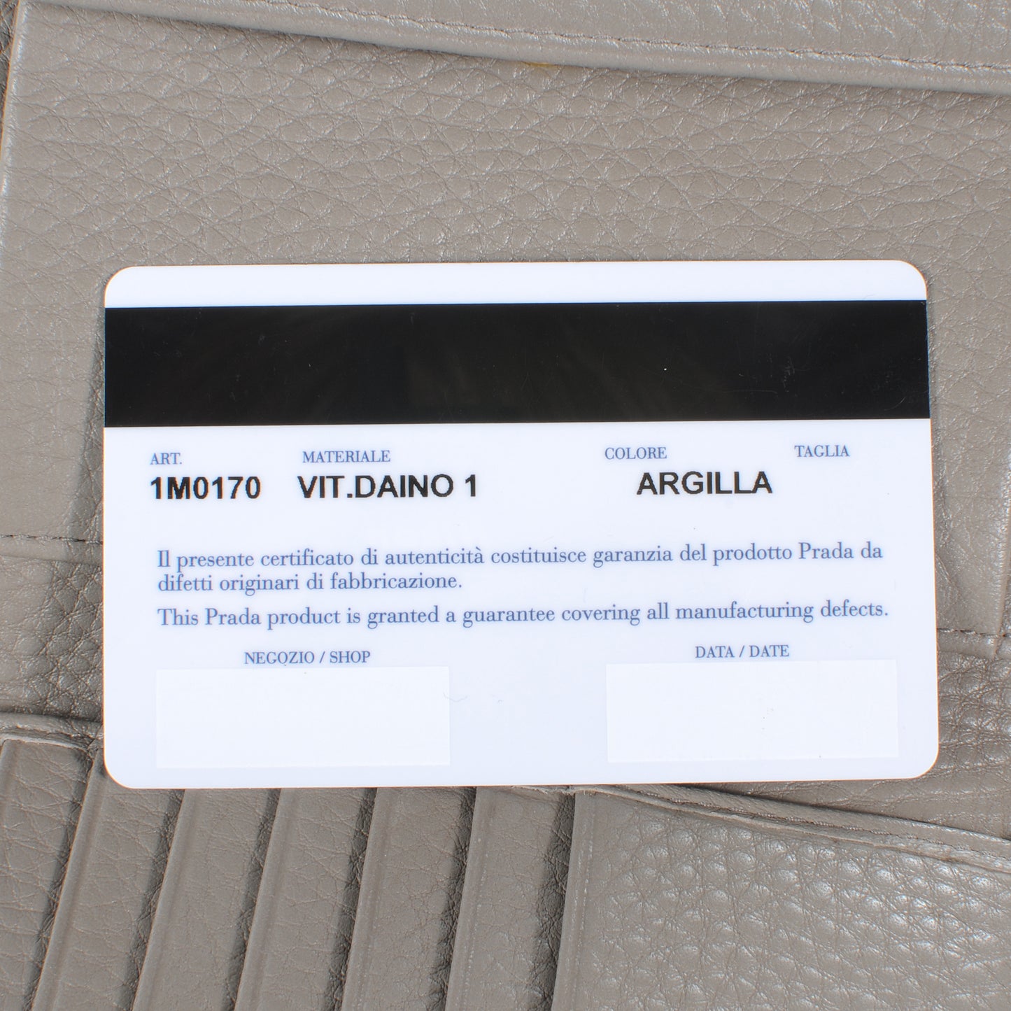 Vitello Daino Compact Wallet Argilla