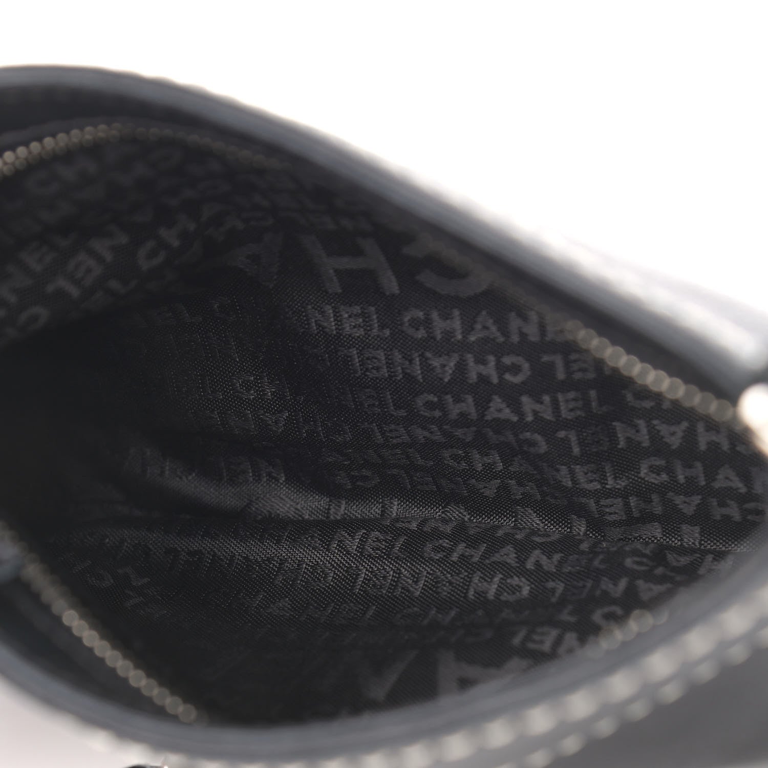 Chanel Lambskin Lax Pochette Black 4 of 9