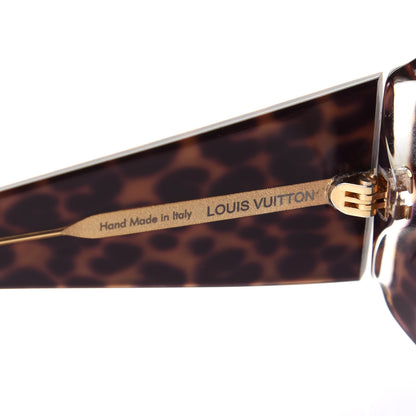 Louis Vuitton Leopard Marquise Sunglasses Z0207W Brown 6 of 8