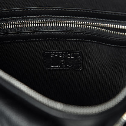 Chanel Caviar Quilted Zipped Multi Pouch Black 6 of 8