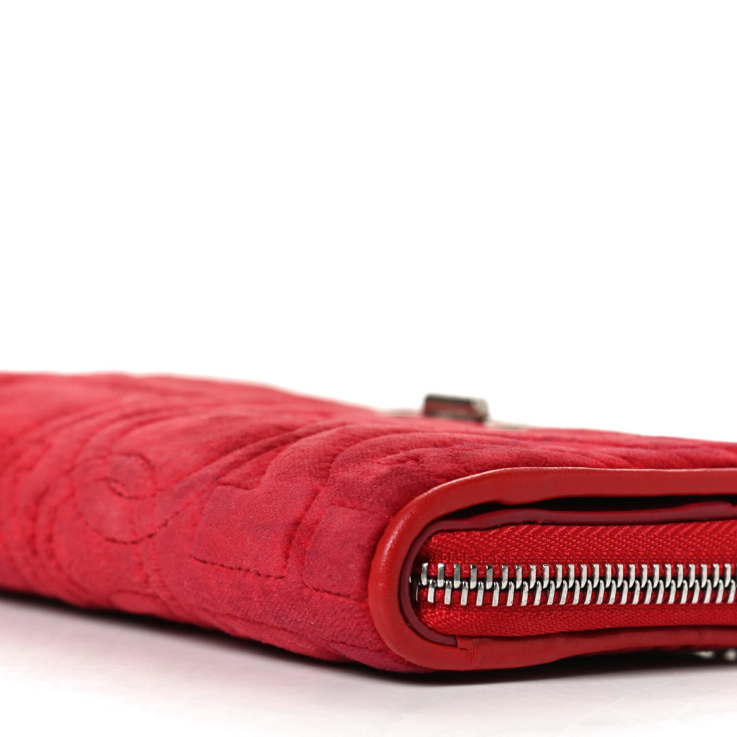 Salvatore Ferragamo Velvet Quilted Gancini Wallet on Chain 6 of 12