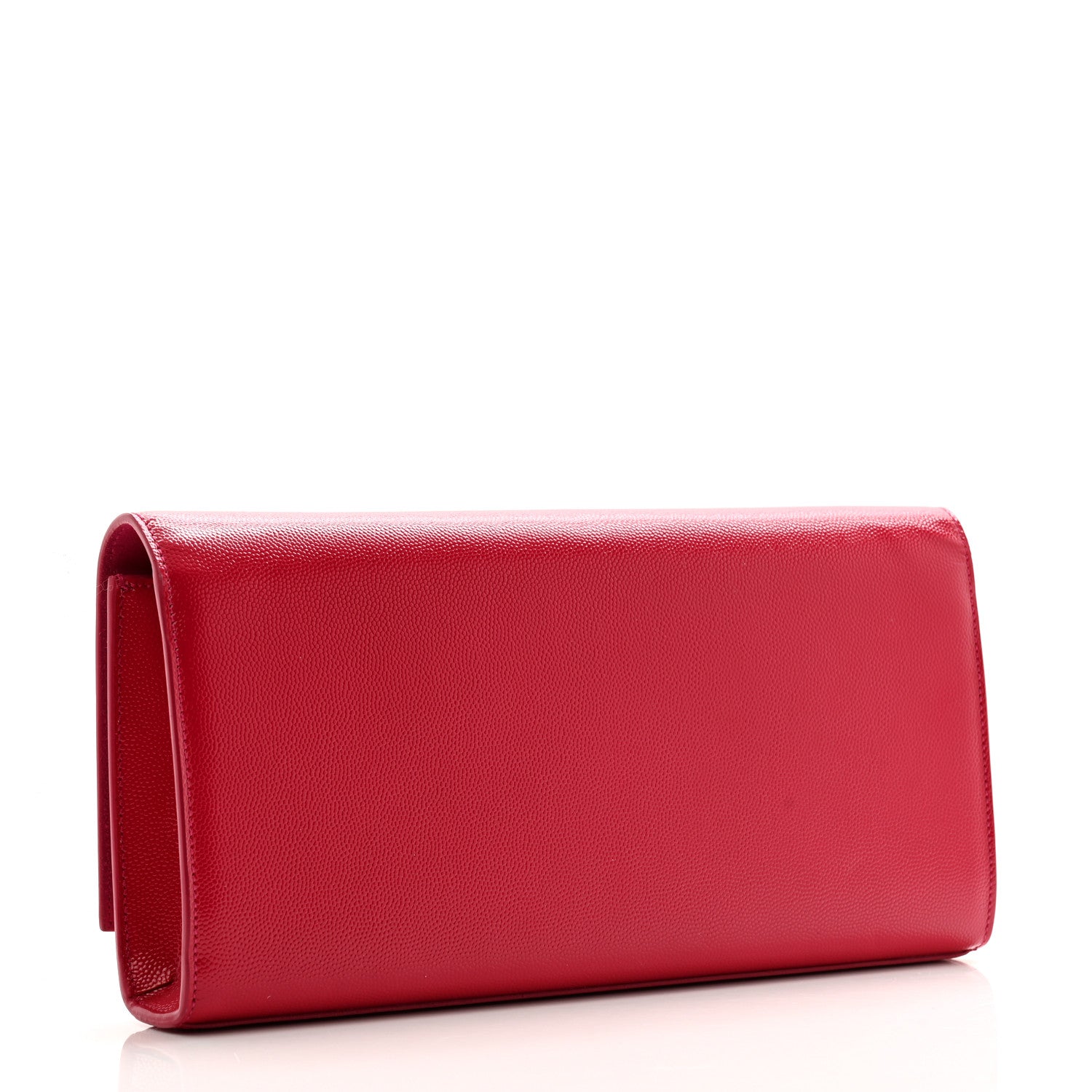 Saint Laurent Grain De Poudre Classic Monogram Cassandre Clutch Lipstick Fuchsia 3 of 9
