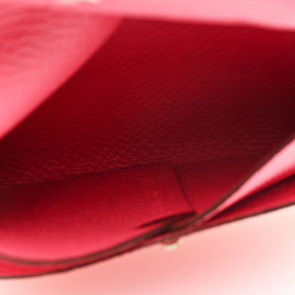 Hermes Epsom Bastia Coin Purse Rose Azalee 5 of 6