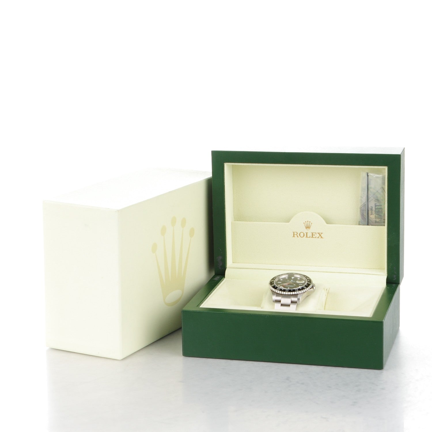 Rolex Stainless Steel 40mm Oyster Perpetual Date GMT Master II Watch Black 16710 9 of 9