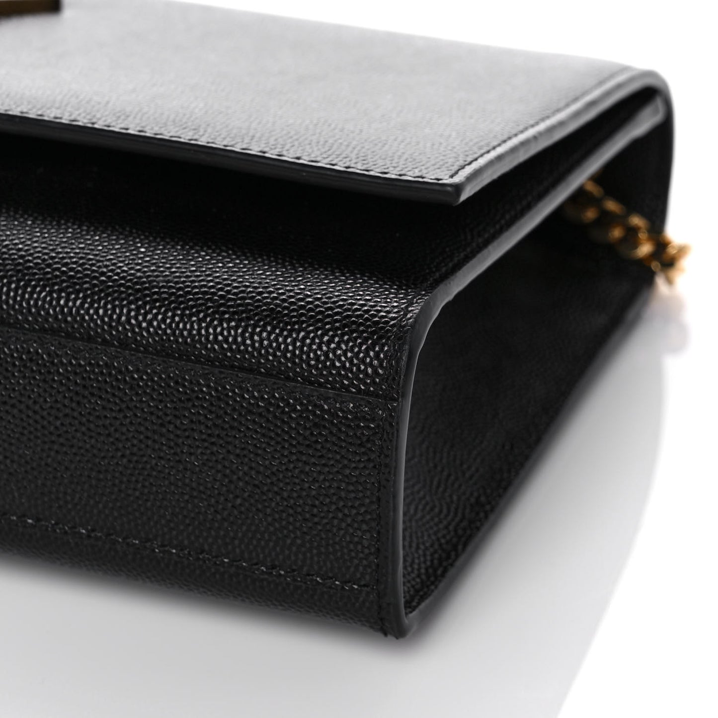 Grain De Poudre Medium Classic Monogram Kate Satchel Black