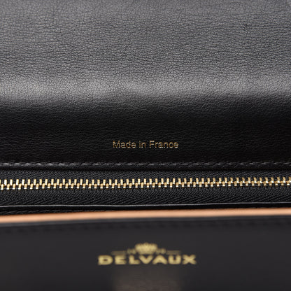Delvaux Calfskin MM Tempete Satchel Black 9 of 9