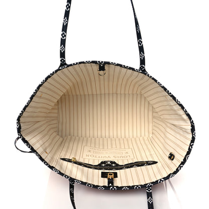 Louis Vuitton Monogram Giant Jungle Neverfull MM Ivory 5 of 9
