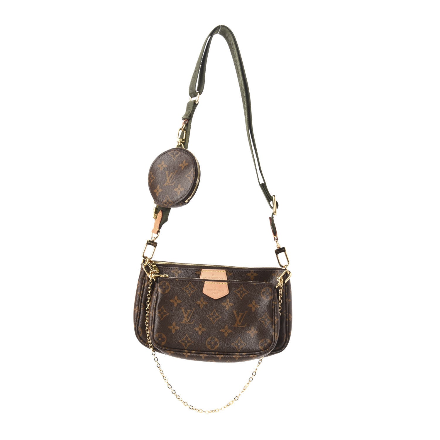 Louis Vuitton Monogram Multi Pochette Accessories Kaki 1 of 15