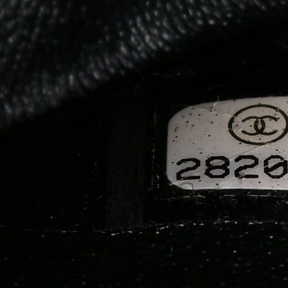 Chanel Calfskin Crocodile Embossed Graffiti 2.55 Cocodile Reissue 225 Flap Black Gold 7 of 13