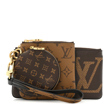 Louis Vuitton Reverse Monogram Giant Trio Pouch 1 of 14