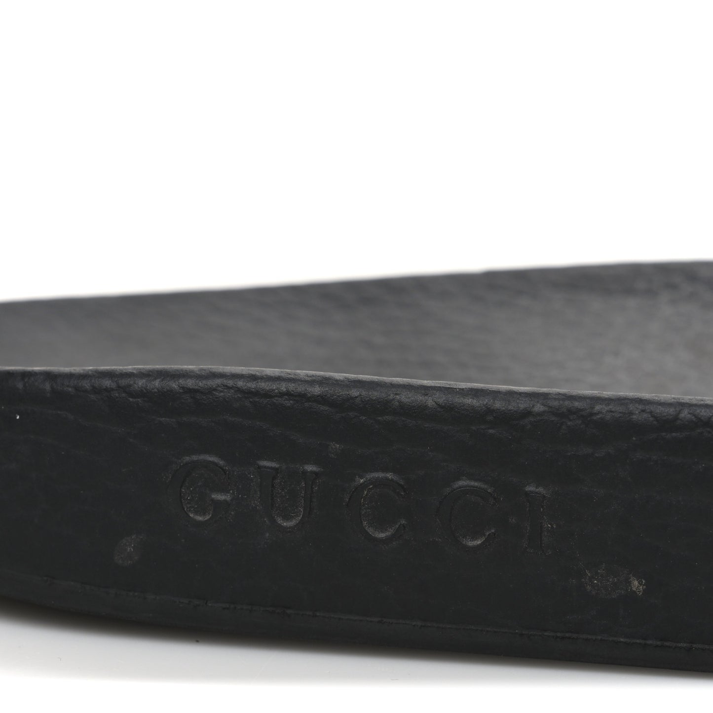 GG Supreme Monogram Fake/Not Mens Slide Sandals 11 Beige Ebony