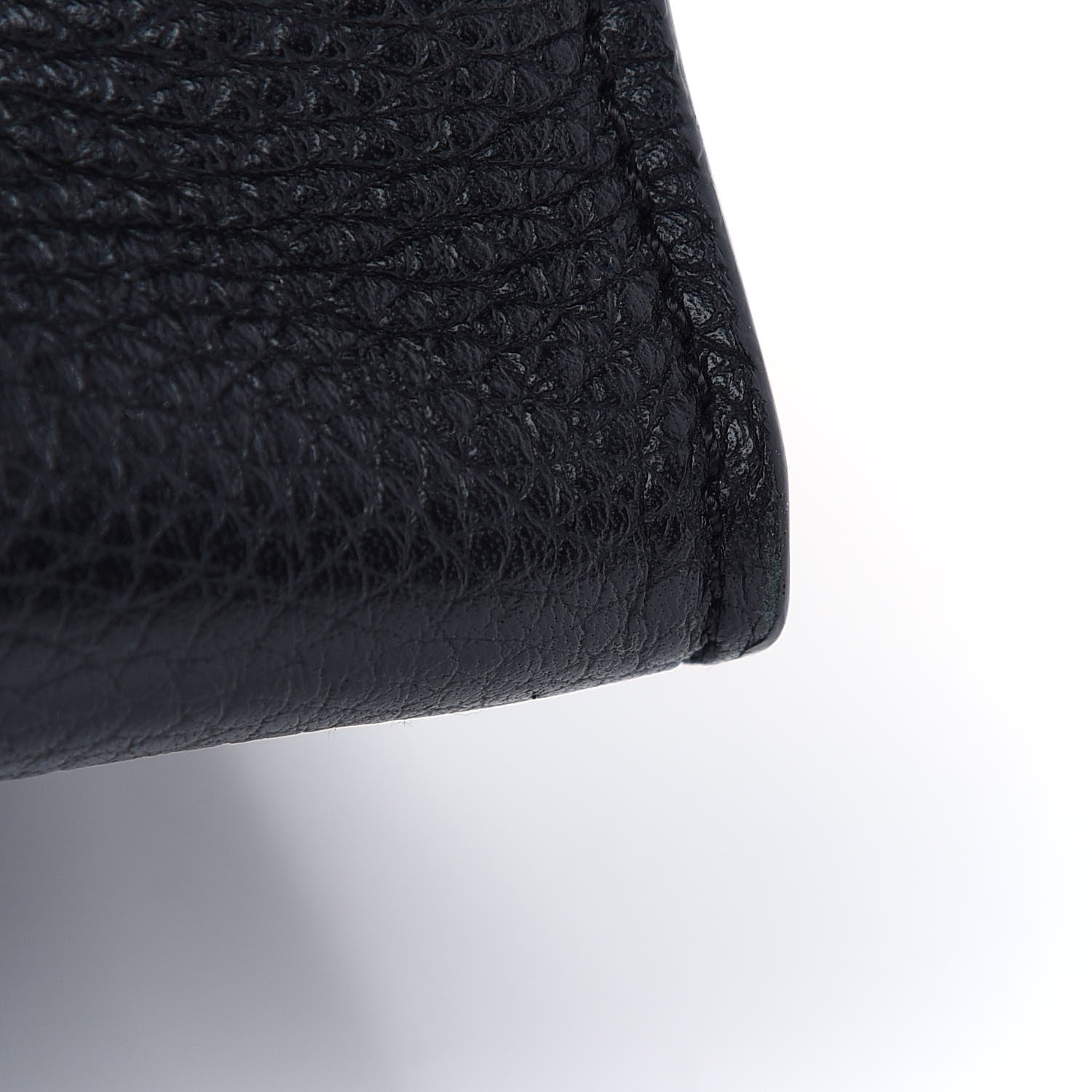 Celine Drummed Calfskin Suede Small Trapeze Black 10 of 10