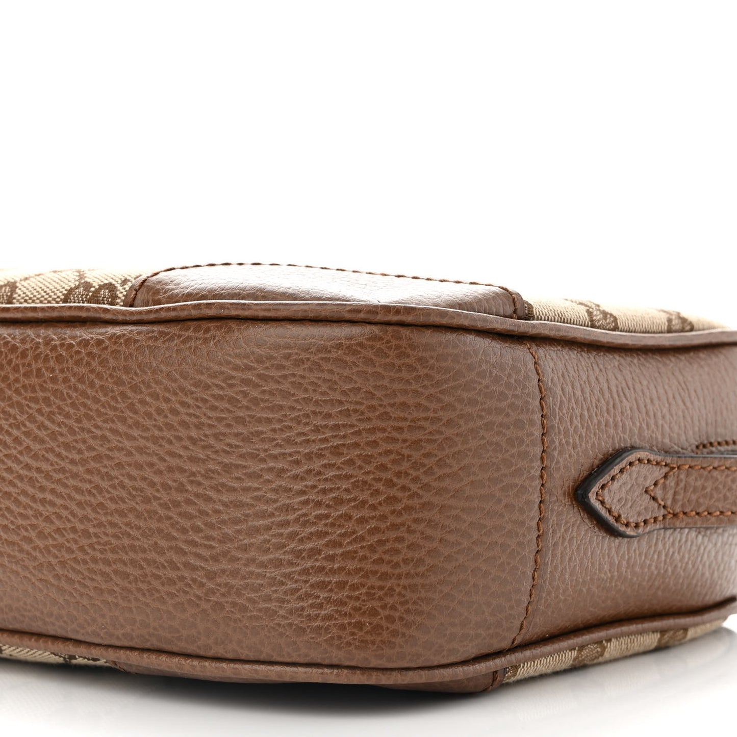 Monogram Mini Bree Messenger Bag Beige Tabacco