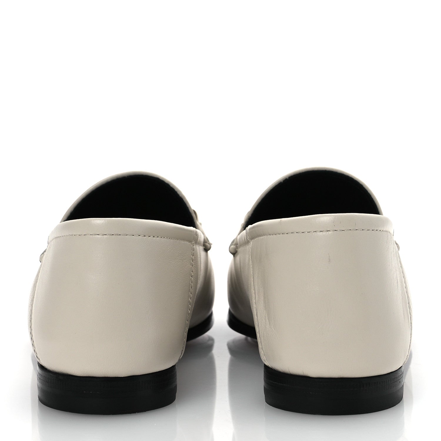 Gucci Calfskin Womens Jordaan Loafers 35.5 Mystic White 6 of 14