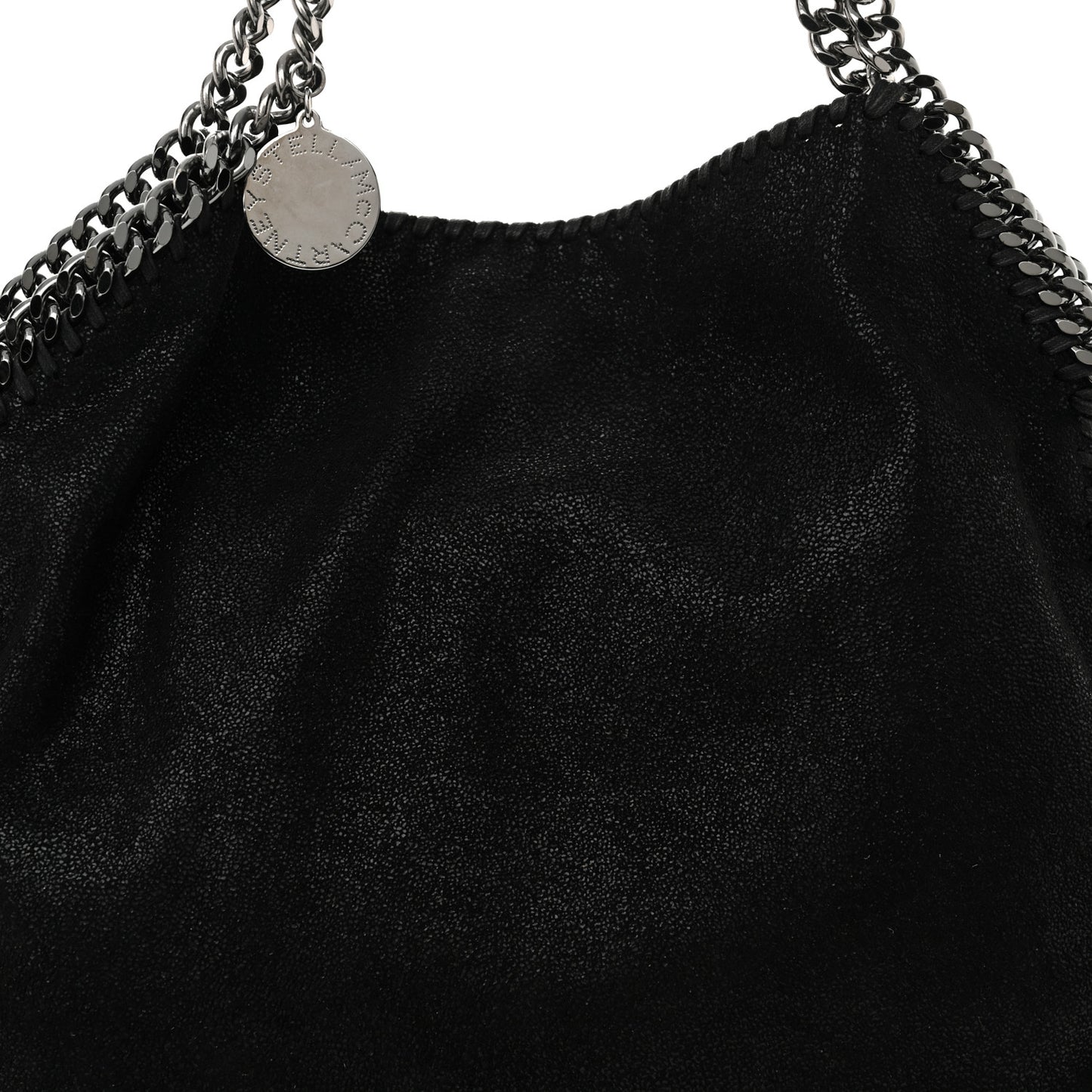 Shaggy Deer Small Falabella Tote Black